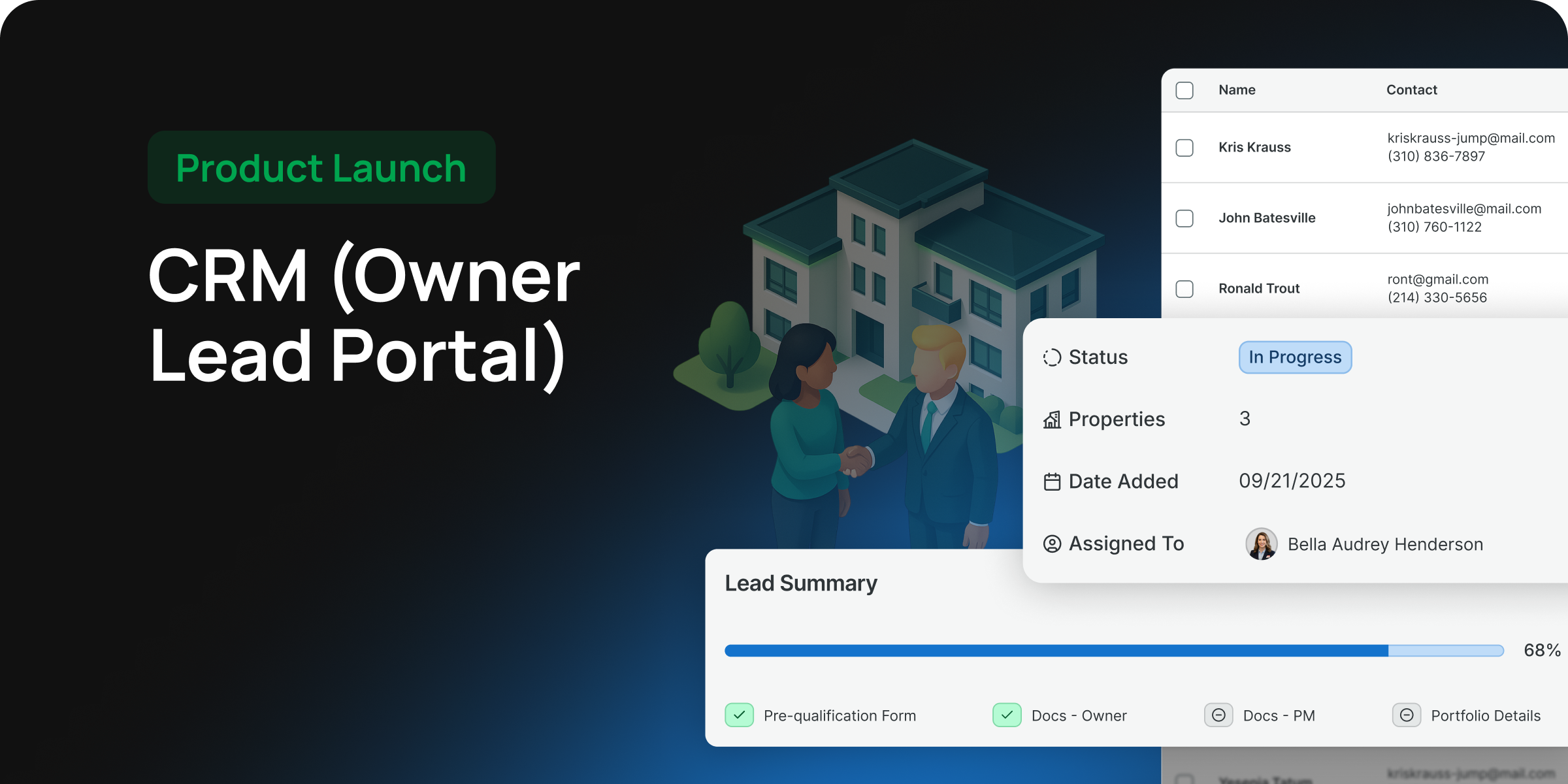 One click builds everything: introducing CRM: Owner Lead Portal